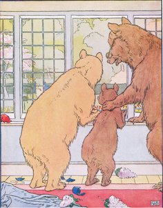 ゴールデンロックを飛び越えて逃げ出した 作： Leonard Leslie Brooke